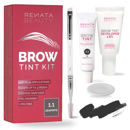 Brow Tint Kit (1.1 Graphite)